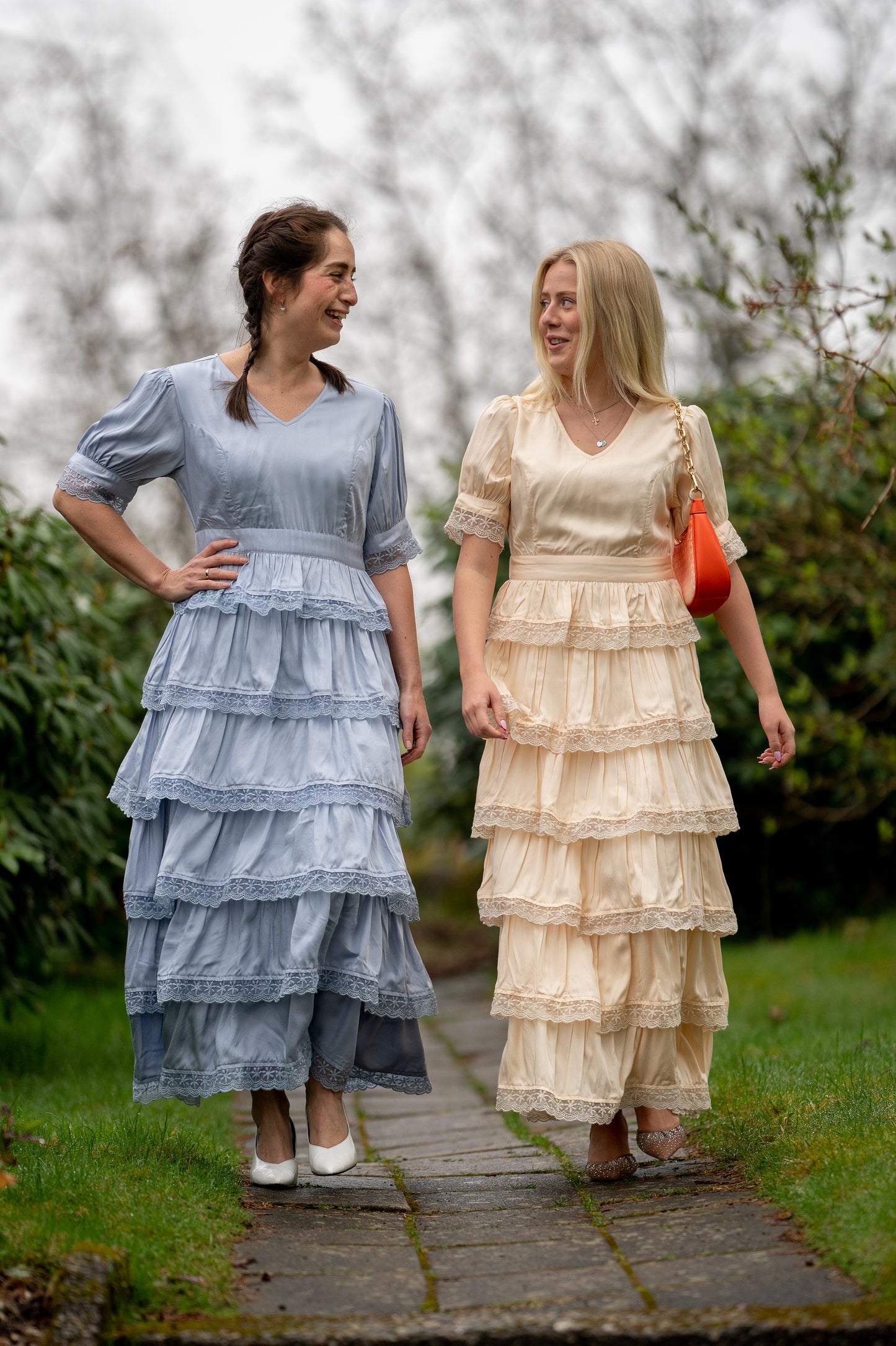 Honningblomst maxi kjole