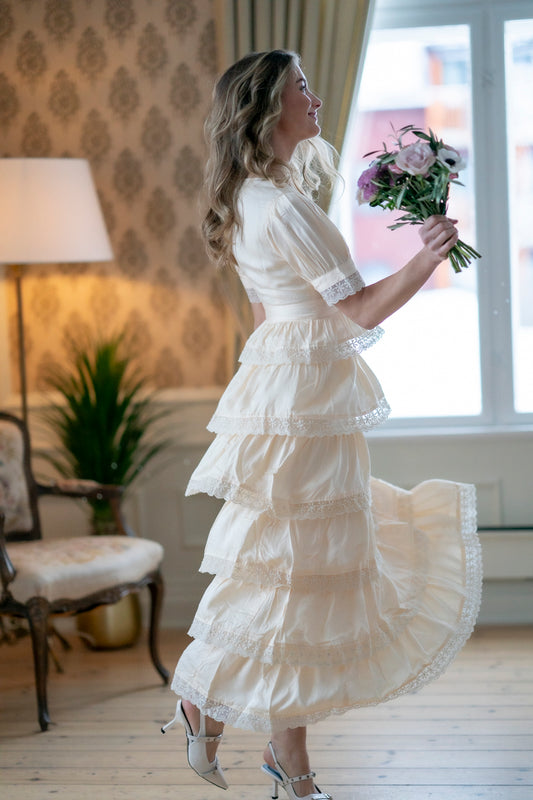 Honningblomst maxi kjole