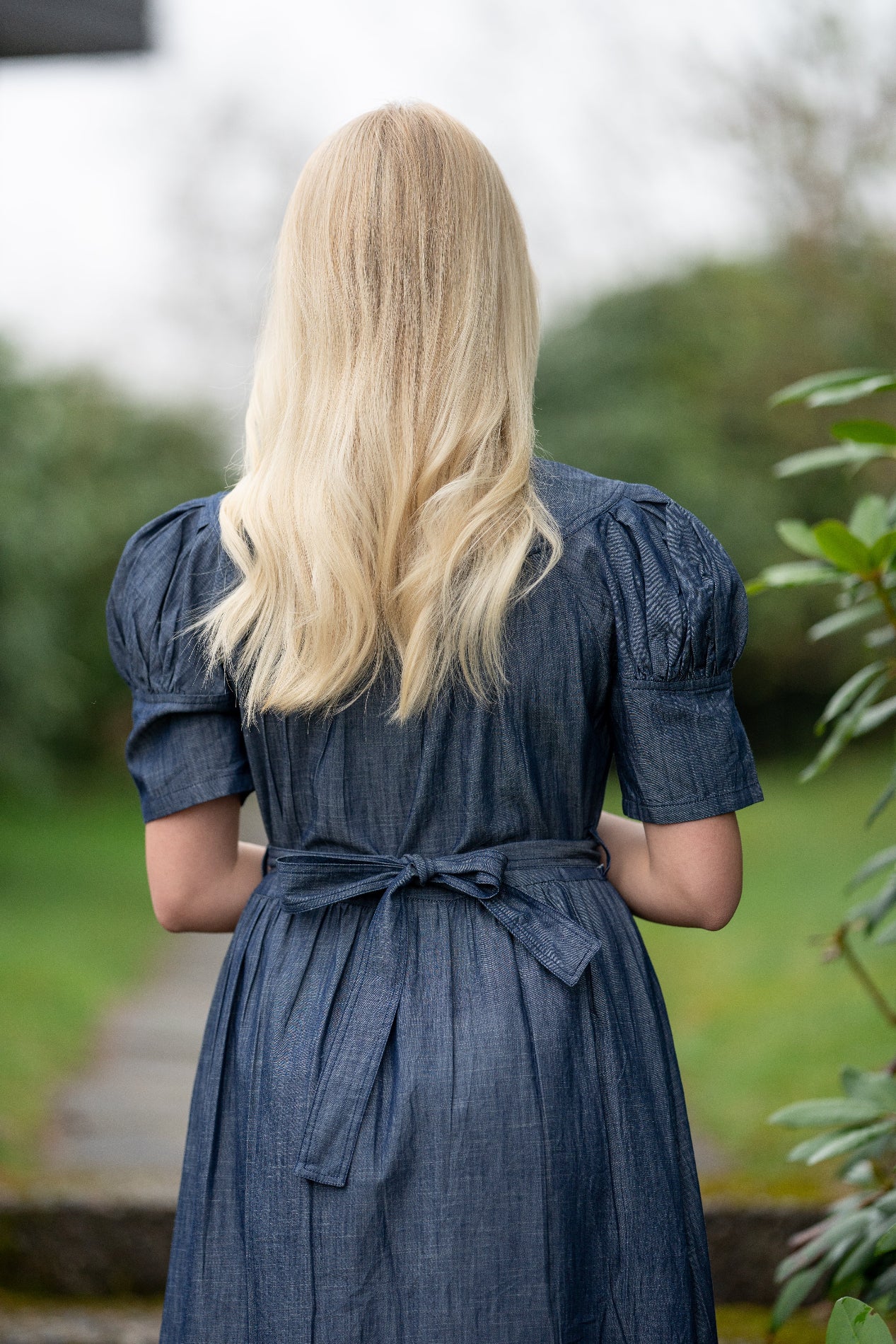 Denim drøm midi kjole