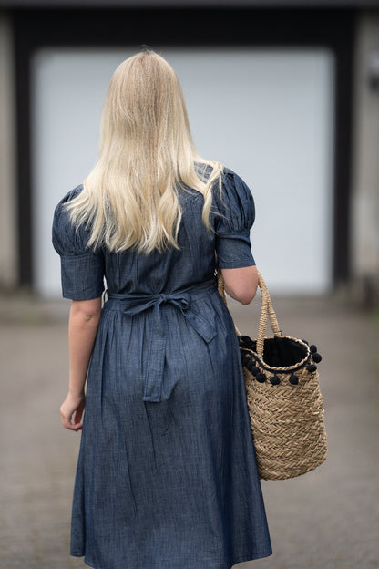 Denim drøm midi kjole